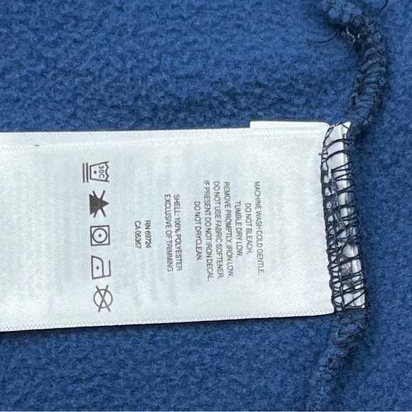 Columbia PFG Shirt Medium Blue Half Snap Fleece Pullover Fishing Outdoor Men - Picture 9 of 15